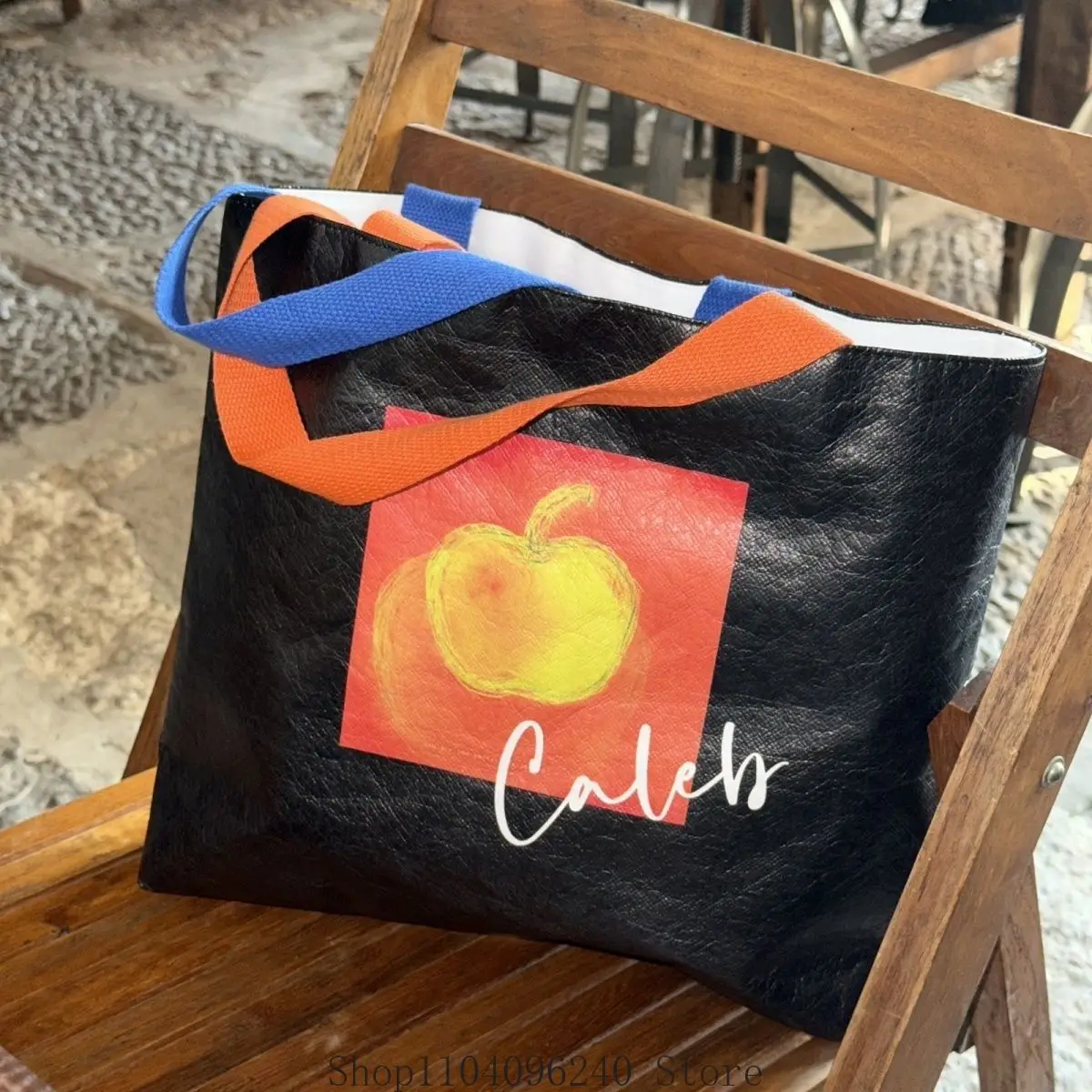 

Love and Deepspace Caleb Cosplay DuPont Paper Canvas Bag Cartoon Shoulder Bags Inner Lining Handbag Hop-pocket Halloween