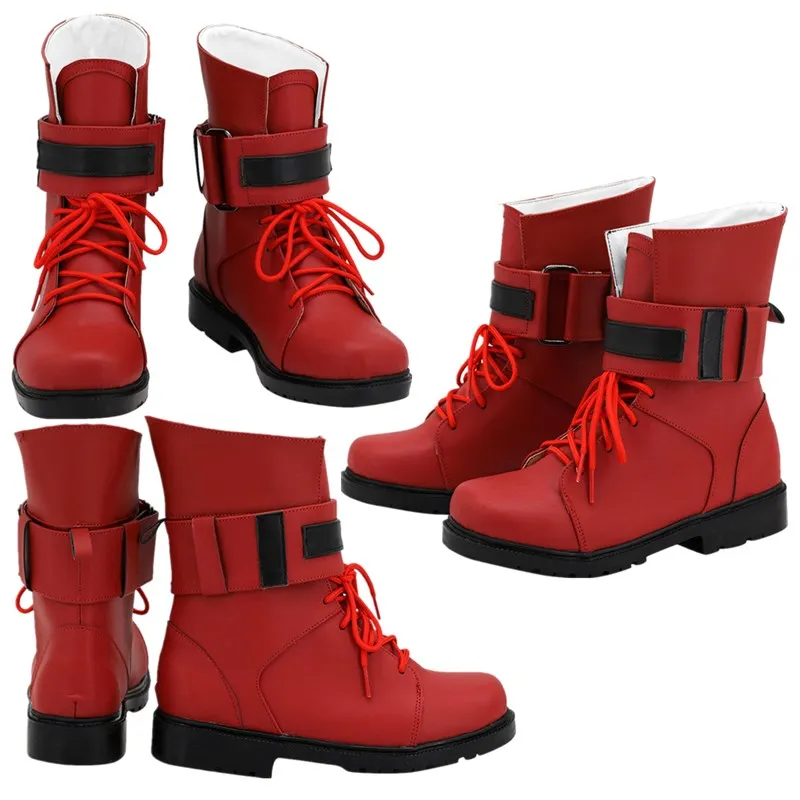 

Game Fantasy Tifa Lockhart Cosplay Shoes Boots Men Women Halloween Carnival Party Costume Accessories Prop Custom Made