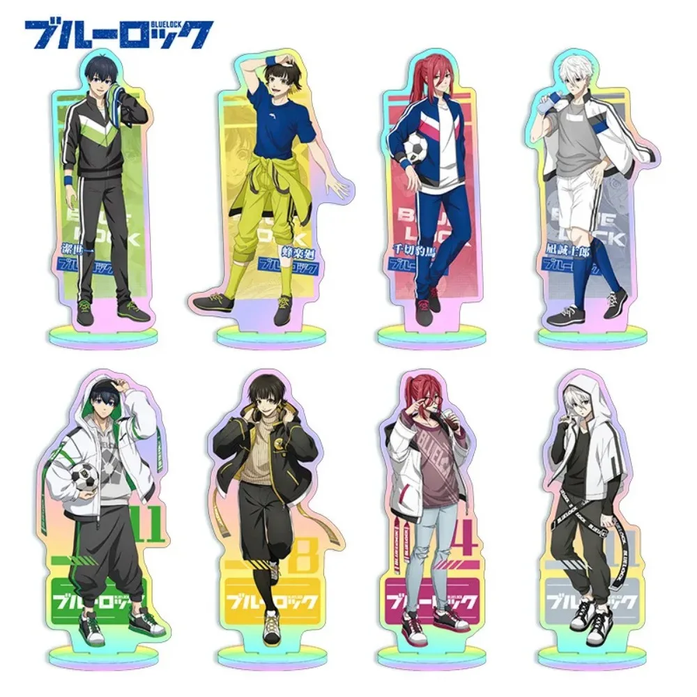 Anime Stand Stone Capsule Cartoon Character Doll Onemutan Bachira Isagi Yoichi Nagi Chigiri Desktop Model Blue Prison