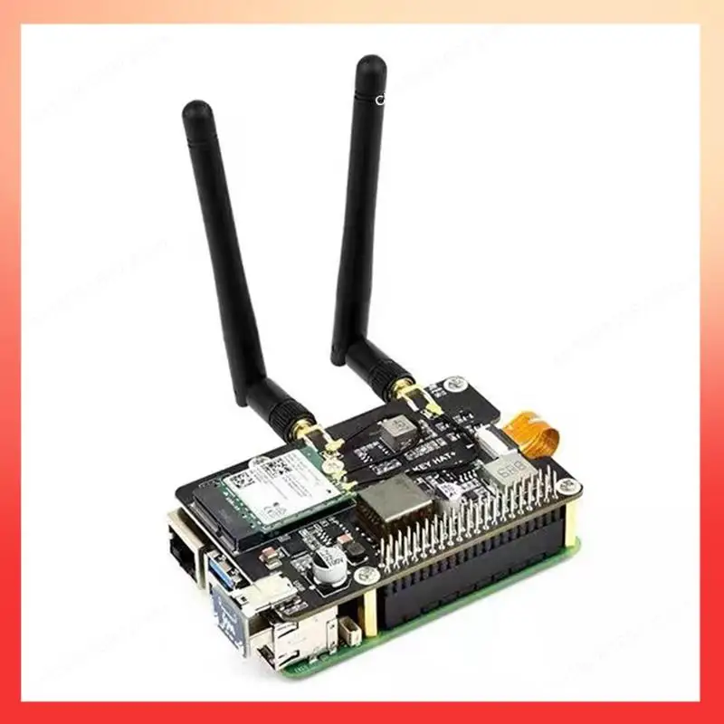 

ABNR For Raspberry Pi 5 Pcie To M.2 E KEY With Poe HAT+ Expansion Board BE200 Tri-Band Wireless Network Card For RPI 5