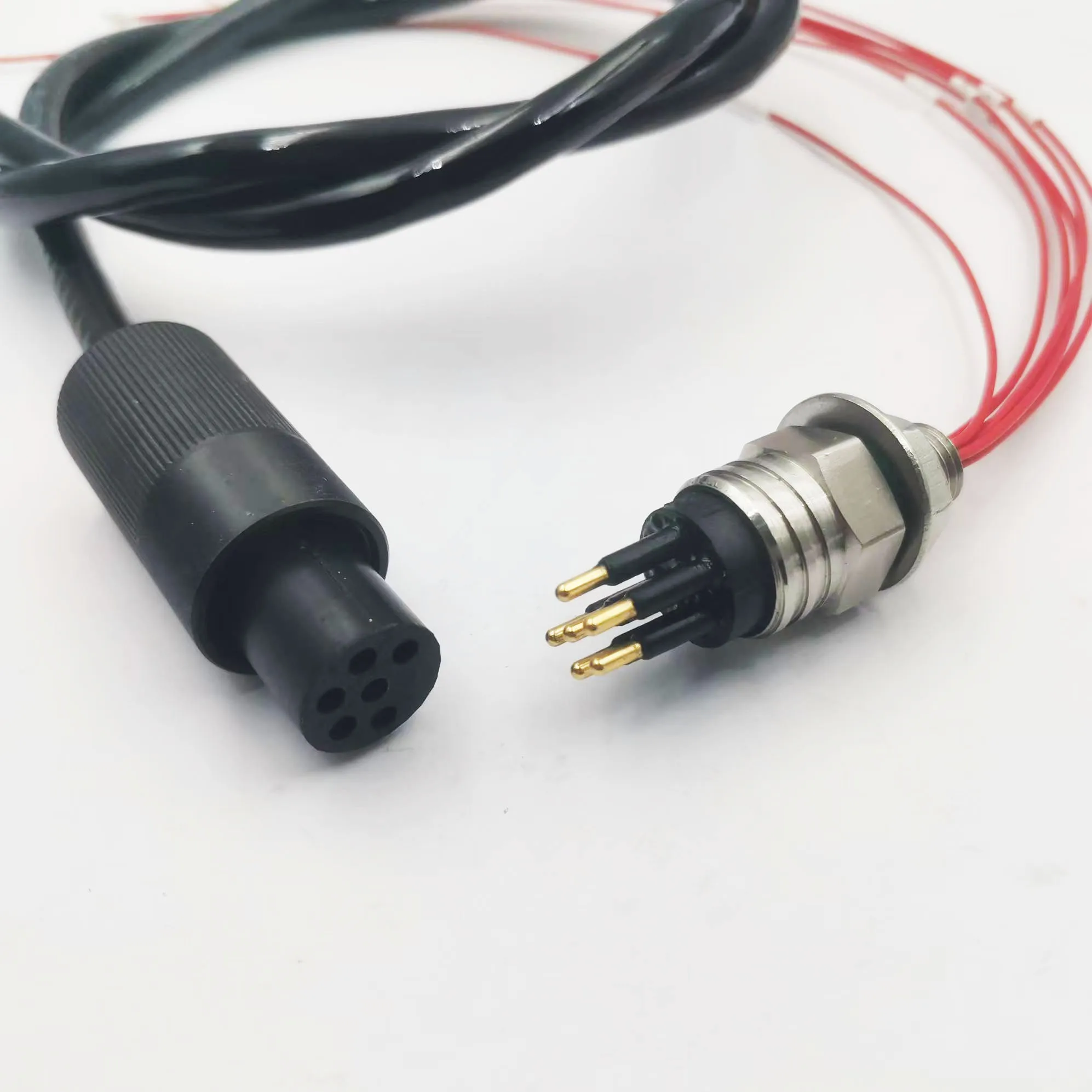 

MCBH6M-MCIL6F underwater connector, deep-sea waterproof cable plug, IP69 ROV connection wire