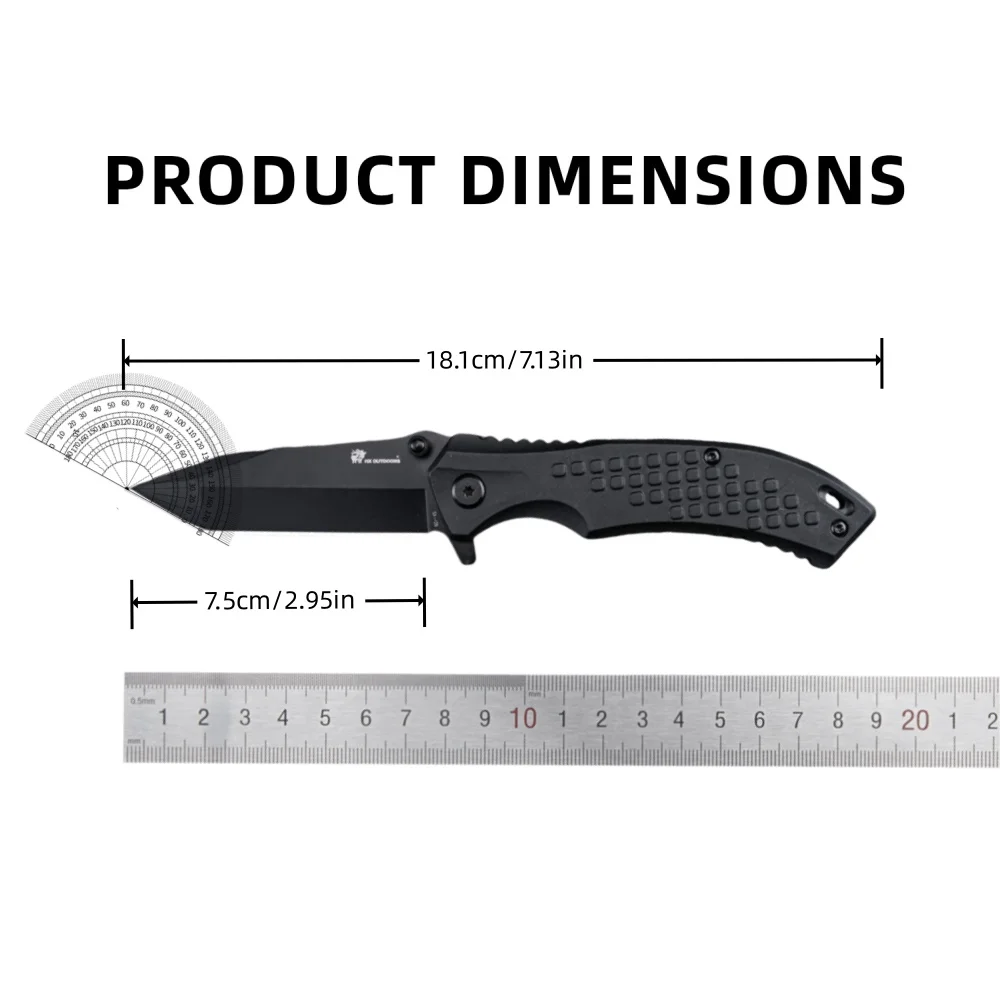 folding knife  outdoor knife, folding sharp,survival in the wild, self-protection knife