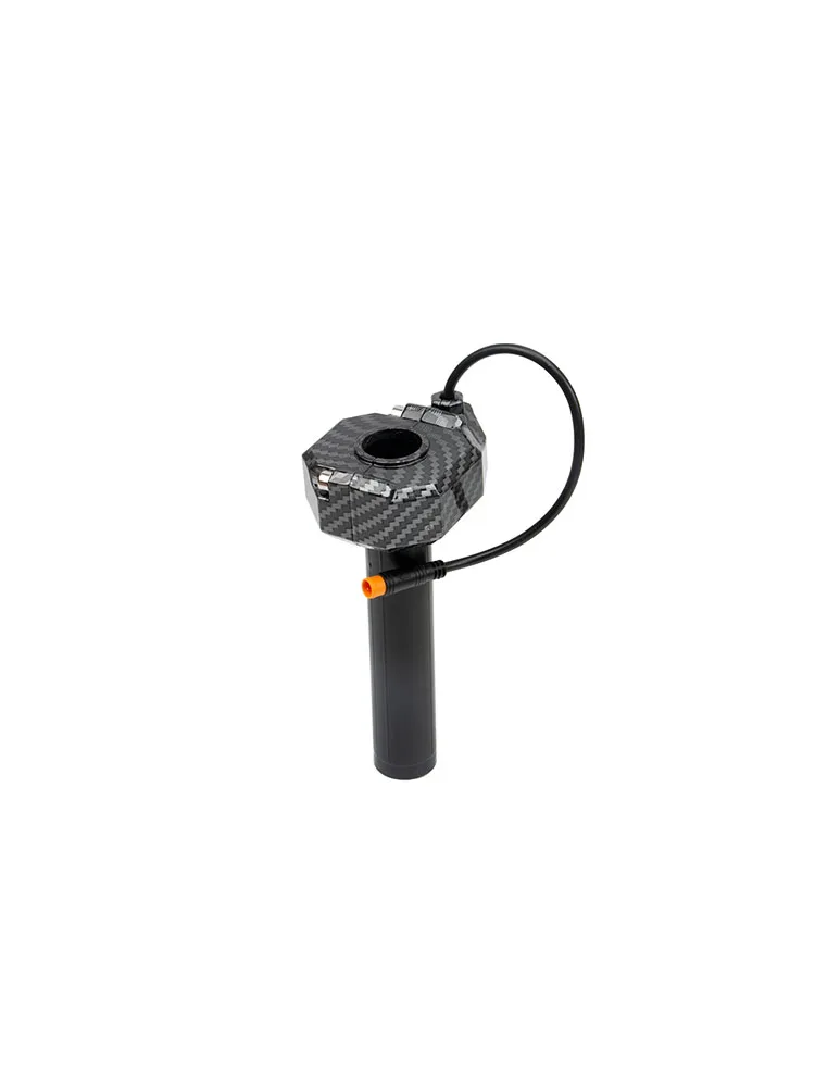 AliExpress ProfesRacing For Happyrun Freego Heybike Electric Dirt Bike Ebike Full Twist Throttle 22mm carbon fiber pattern Style Throttle Grip