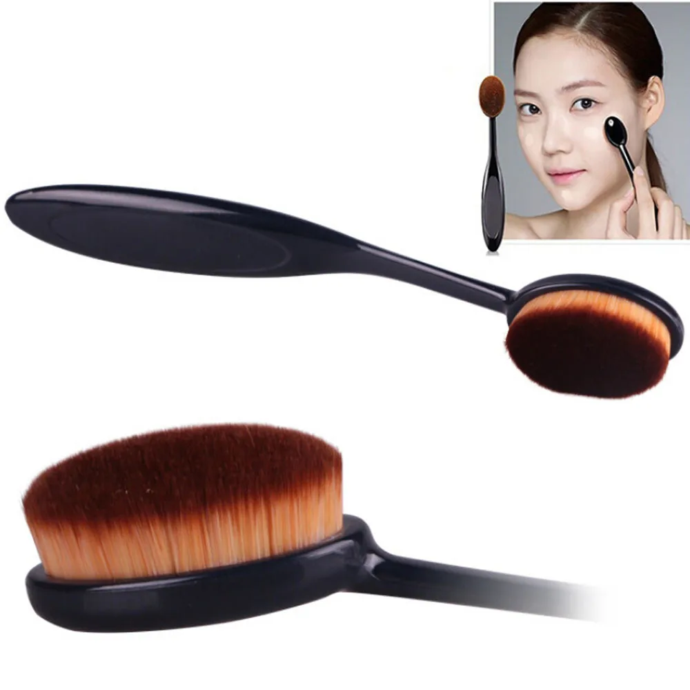 Pro Cosmetische Make-up Gezichtspoeder Blusher Tandenborstel Curve Foundation Brush Hot Products Populaire keuze met charmegeschenken