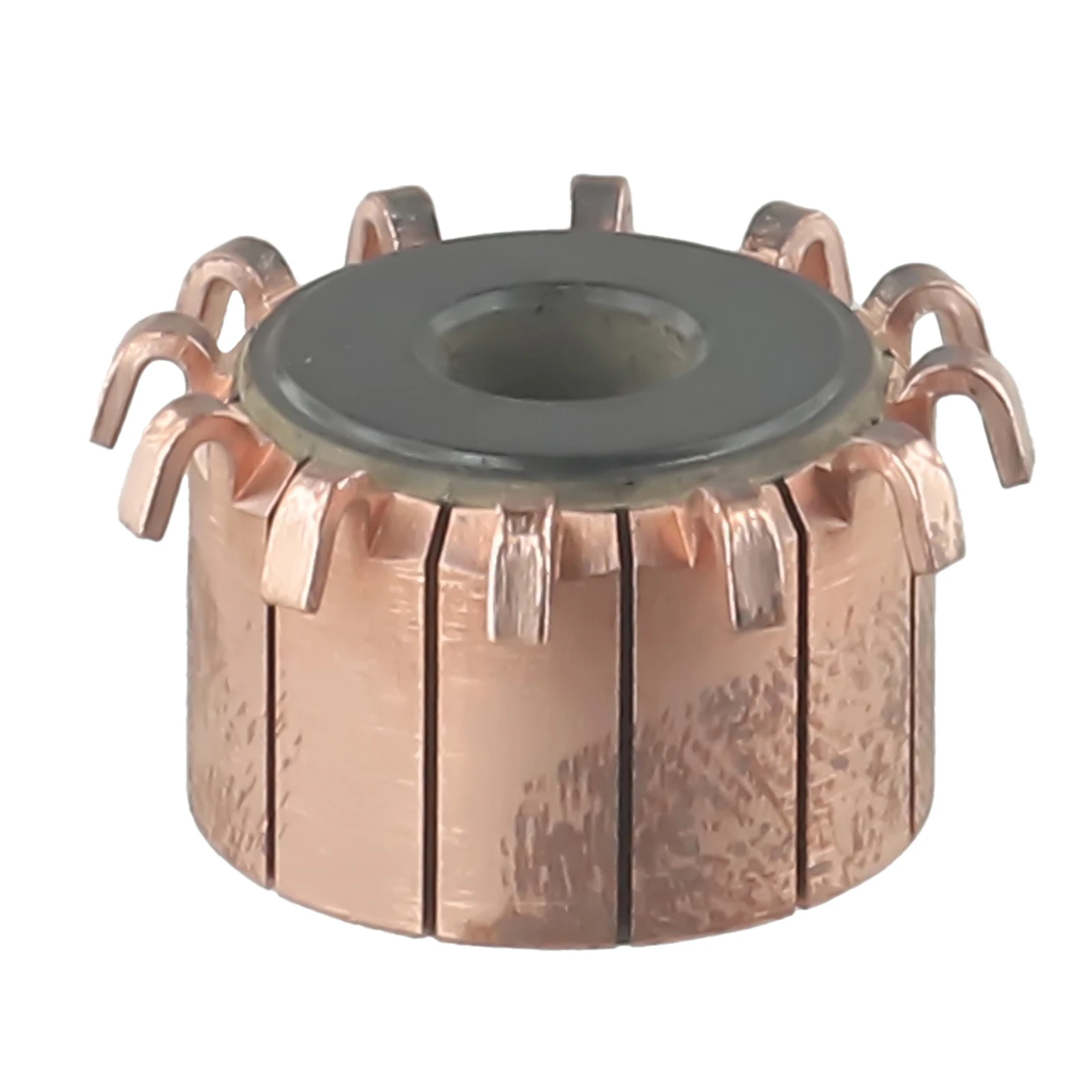 Achieve Efficient Motor Performance 1Pcs 12P Teeth Copper Hook Type Commutator Perfect for High Speed DC Motors