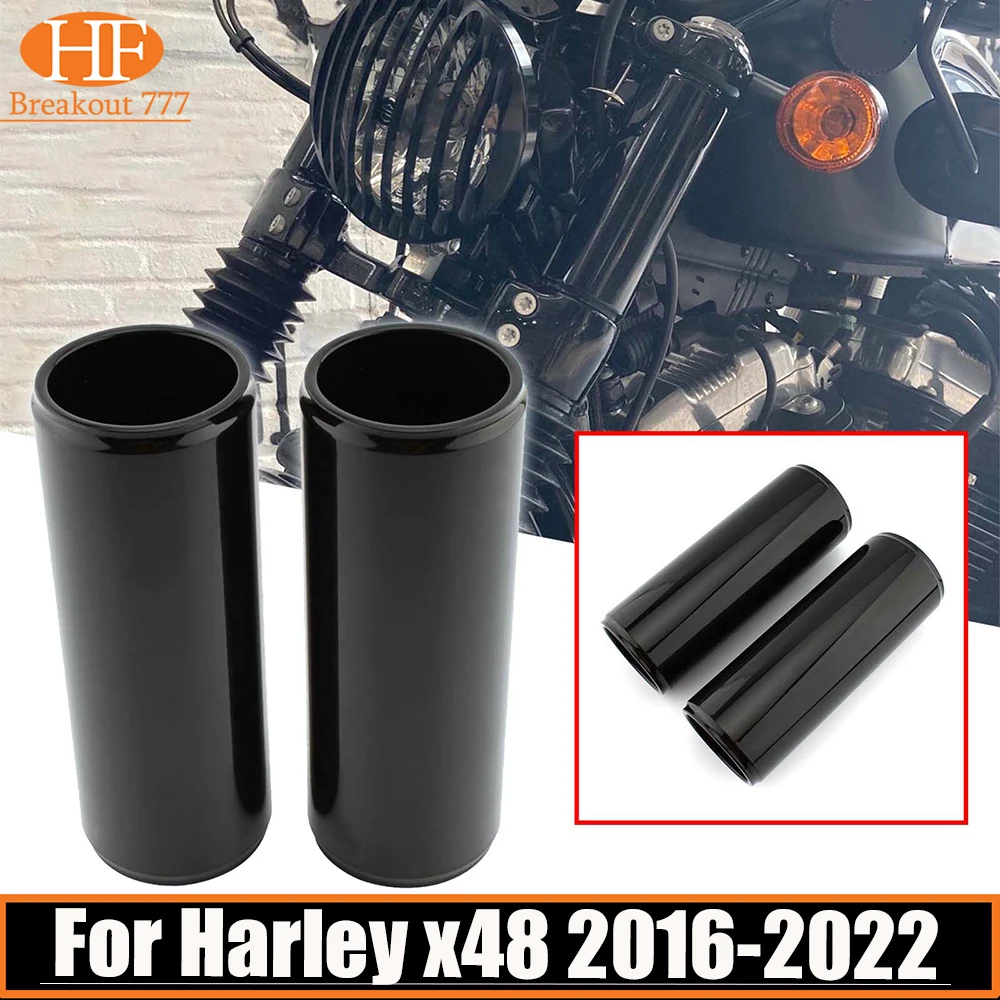 

1 Pair Motorcycle Front Fork Cover Gaitor Boot Kits For Harley Davidson X48 2016 2017 2018 2019 2020 2021 2022 ﻿