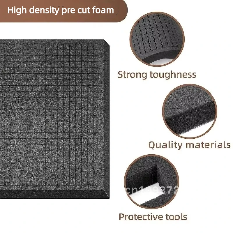 Toolbox Pick Apart Foam Pre Cut Grid Sponge Pick Pluck Foam For Pelican Case Precorted Shadow Foams Customizable Tool Organizer