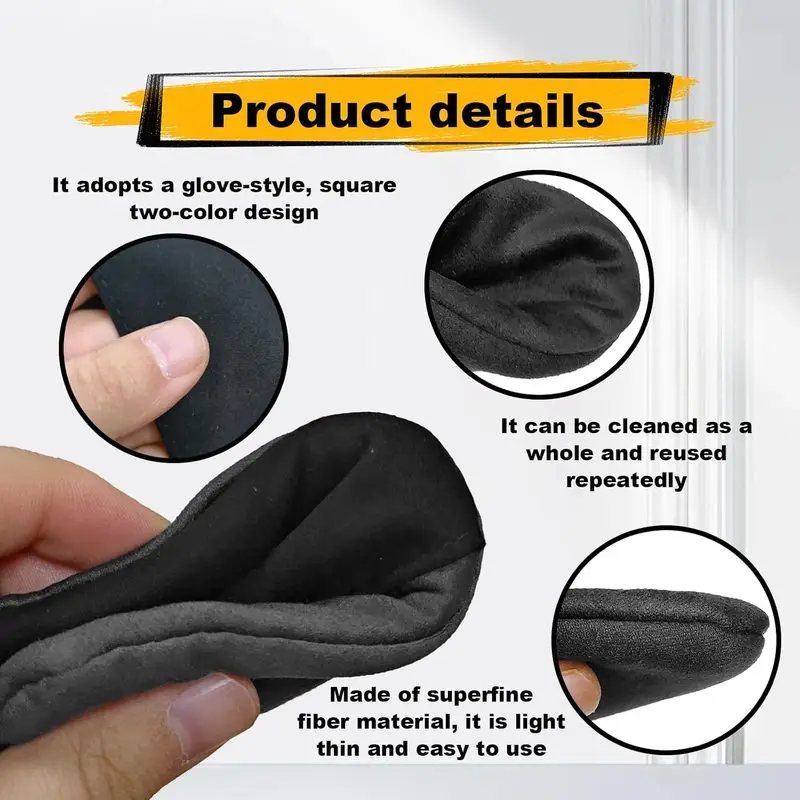 Car Screen Cleaner,  Accessories Wipes, Microfiber Auto Cleaning Pad, Cleaner , Fit Dashboard LCD Display Interior