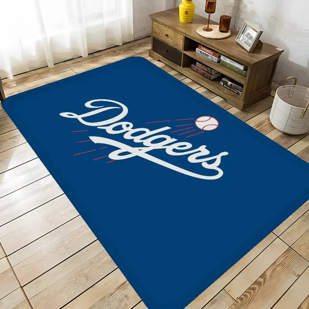 Los Angeles D-Dodgers Entrance Door Mat Washable Non-Slip Living Room Sofa Chairs Area Mat Kitchen Welcome Doormat
