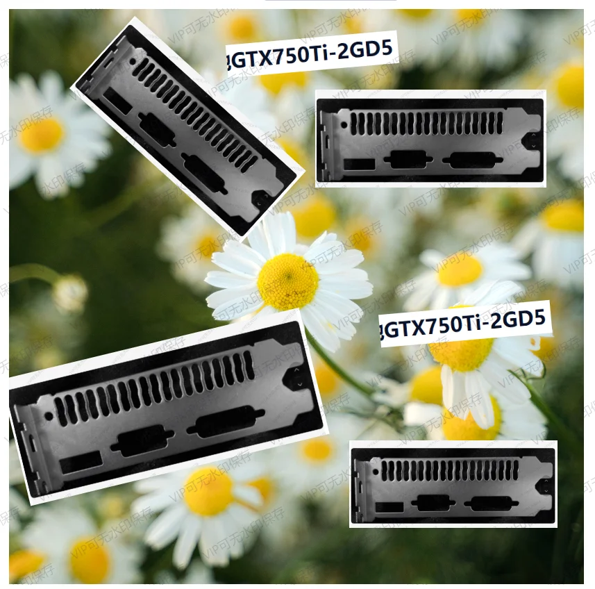 Задняя пластина экрана ввода-вывода, задняя пластина, задняя панель, кронштейн Blende для красочного GTX750Ti-2GD5