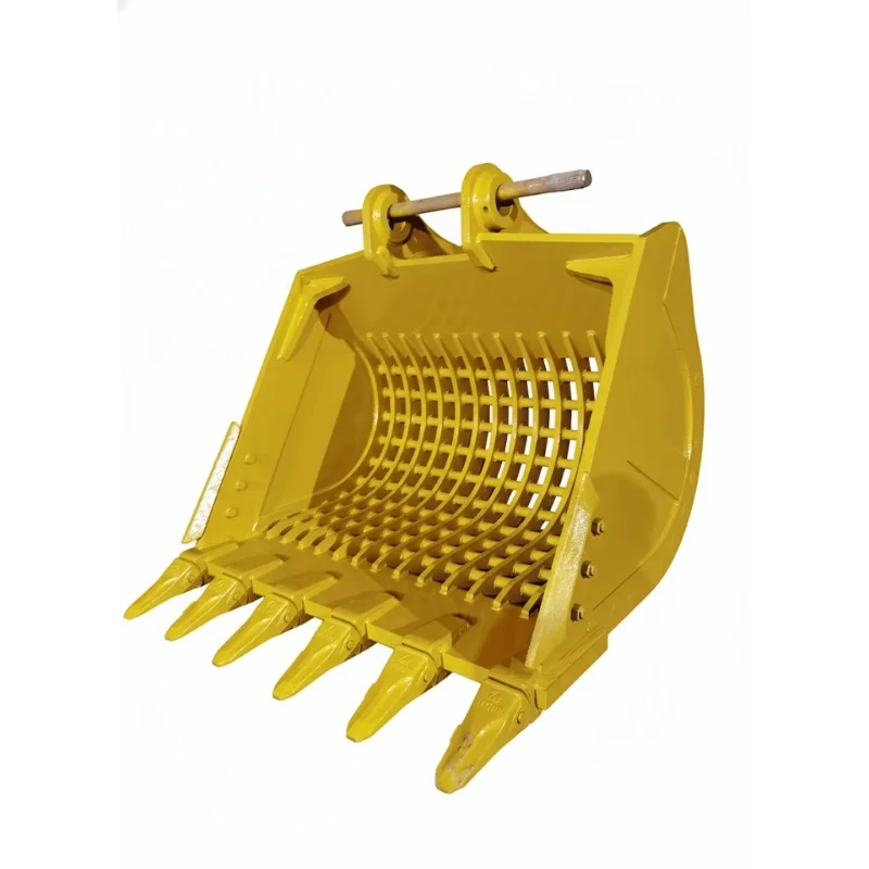 Customized Heavy-Duty CAT Excavator Skeleton Bucket Screening Sifting Attachment for Construction Demolition