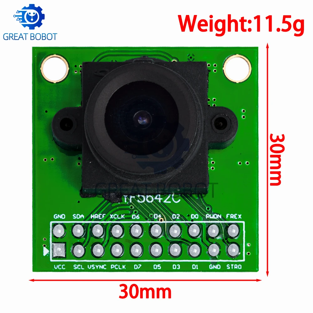 High-Resolution GREAT BOBOT CS5642C-V3 OV5642 Camera – 5MP New Version with JPEG Interface for Vision DIY