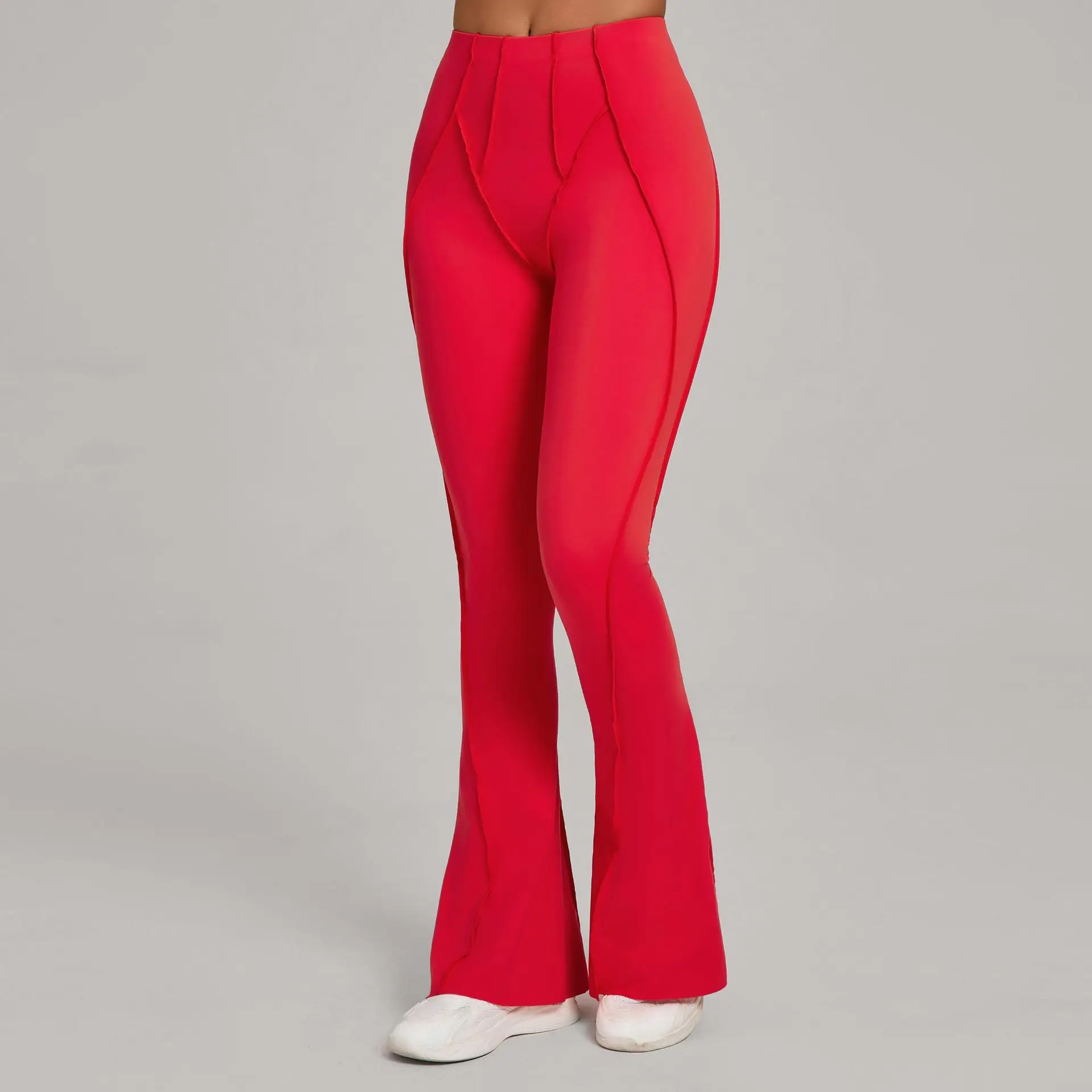 Gym Flared Leggings Woman Sports Tights 2026 New Yoga Pants Workout Legging Sport Femme Pro Leggins Mujer Red Blue Beige Brown
