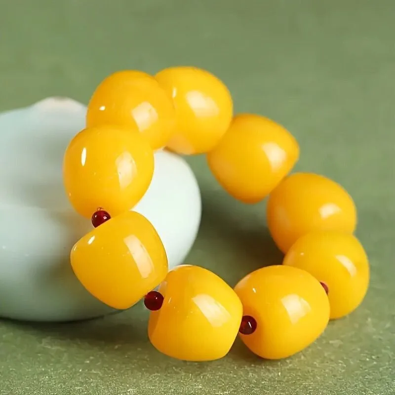 

Браслет из пчелиного воска второго поколения, ретро-стиль, простой и универсальный, унисекс.