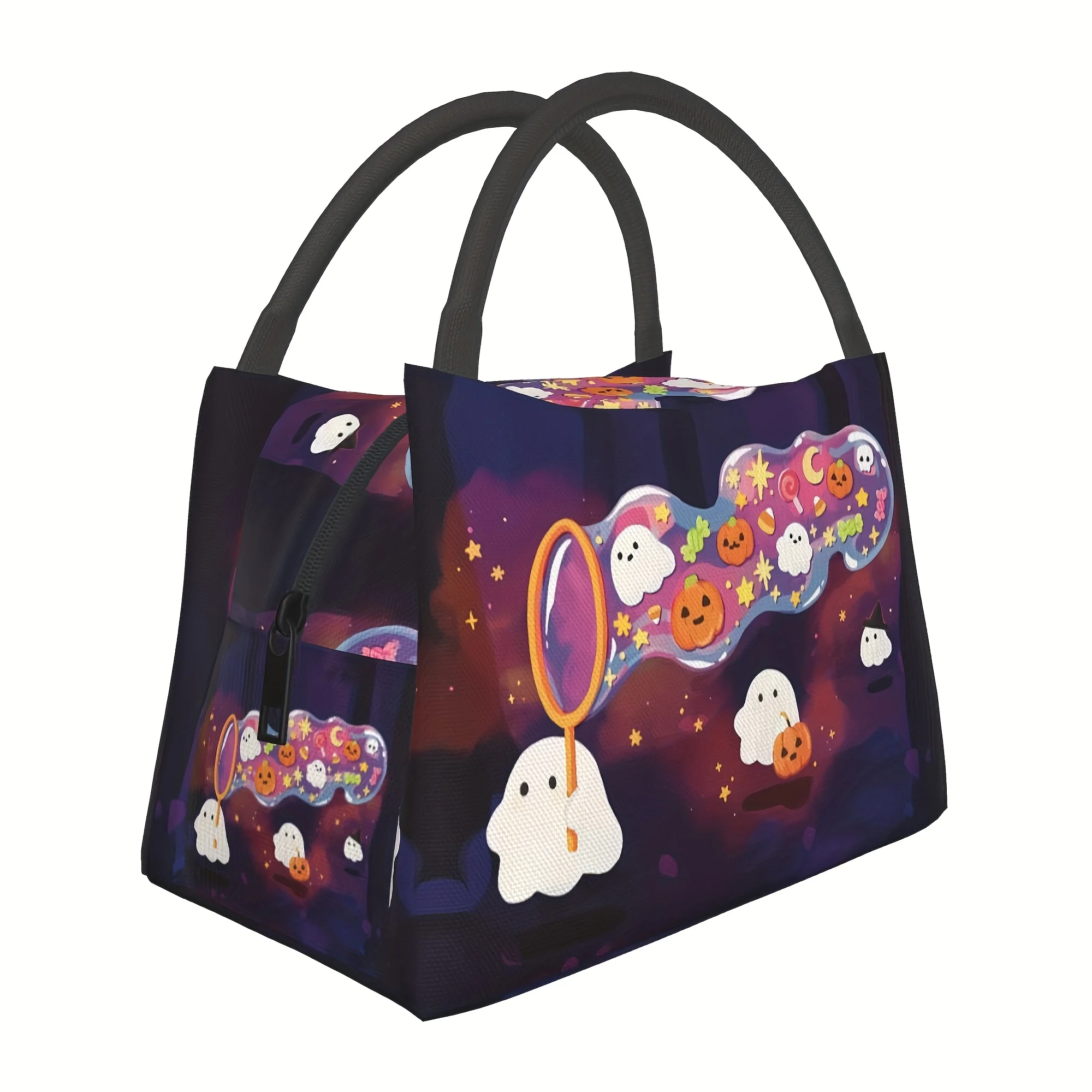 

1 шт. сумка-холодильник с рисунком «Ловцы призраков», портативная и многоразовая, изолированная сумка, термосумка для обедов.