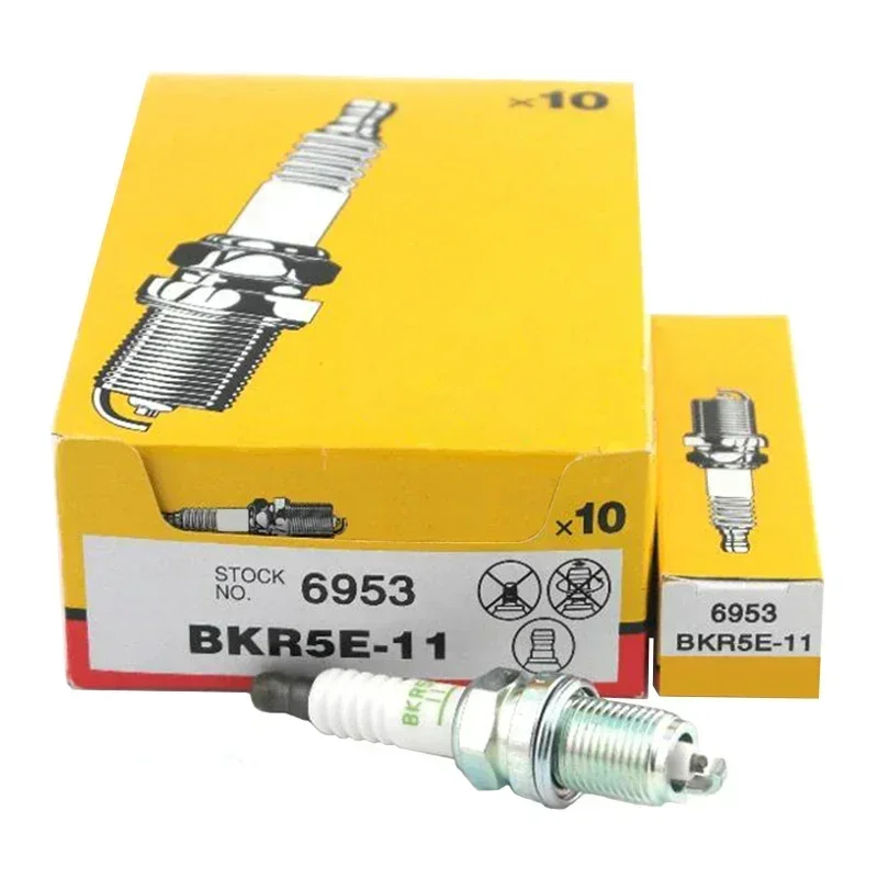 

4/6PCS BKR5E-11 6953 BKR5E11 Nickel Alloy Spark Plugs for TOYOTA HYUNDAI BYD SUZUKI MITSUBISHI Mazda Great Wall Haval
