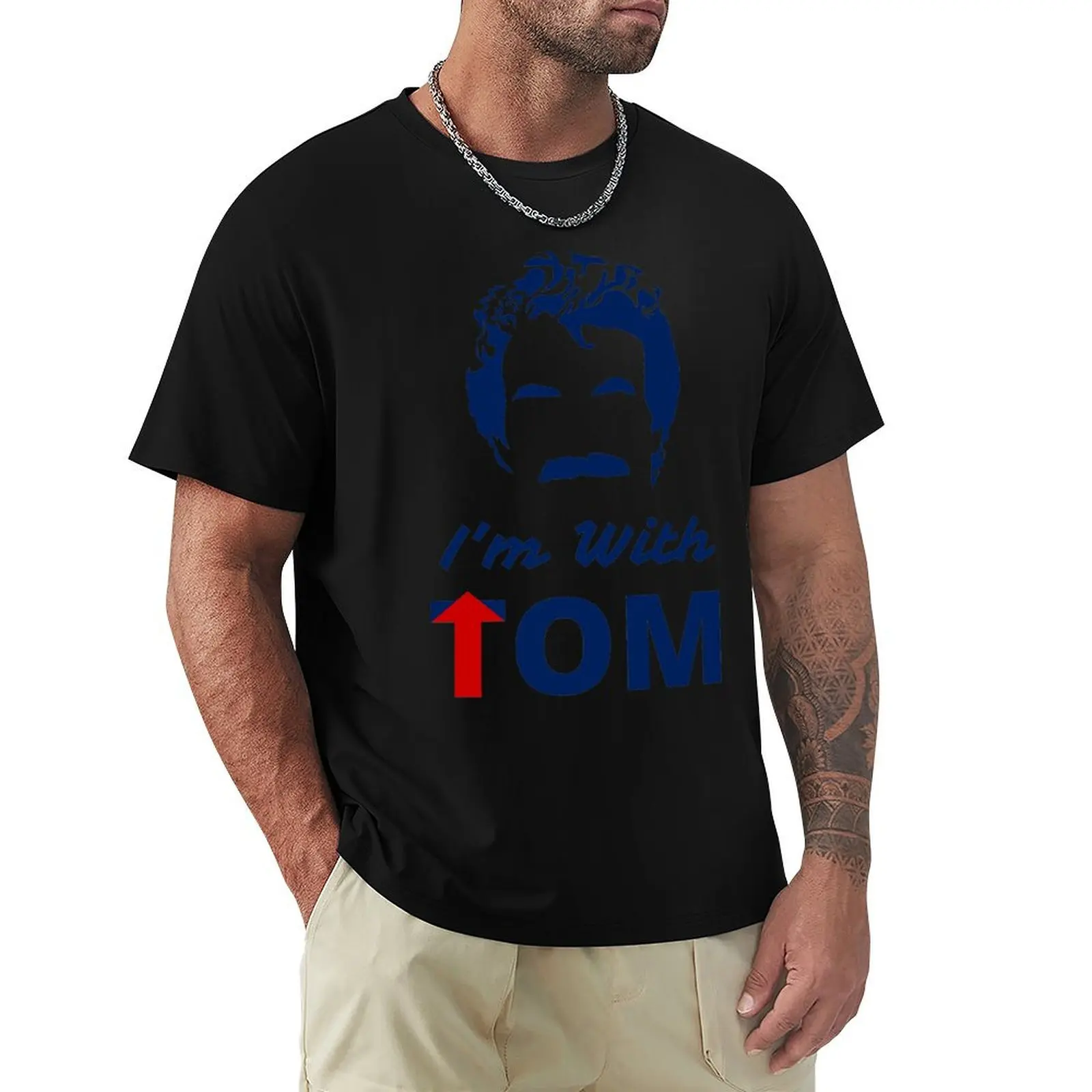 

I'm With Tom T-Shirt Funny t-shirt Aesthetic clothing Blouse summer clothes anime shirts men