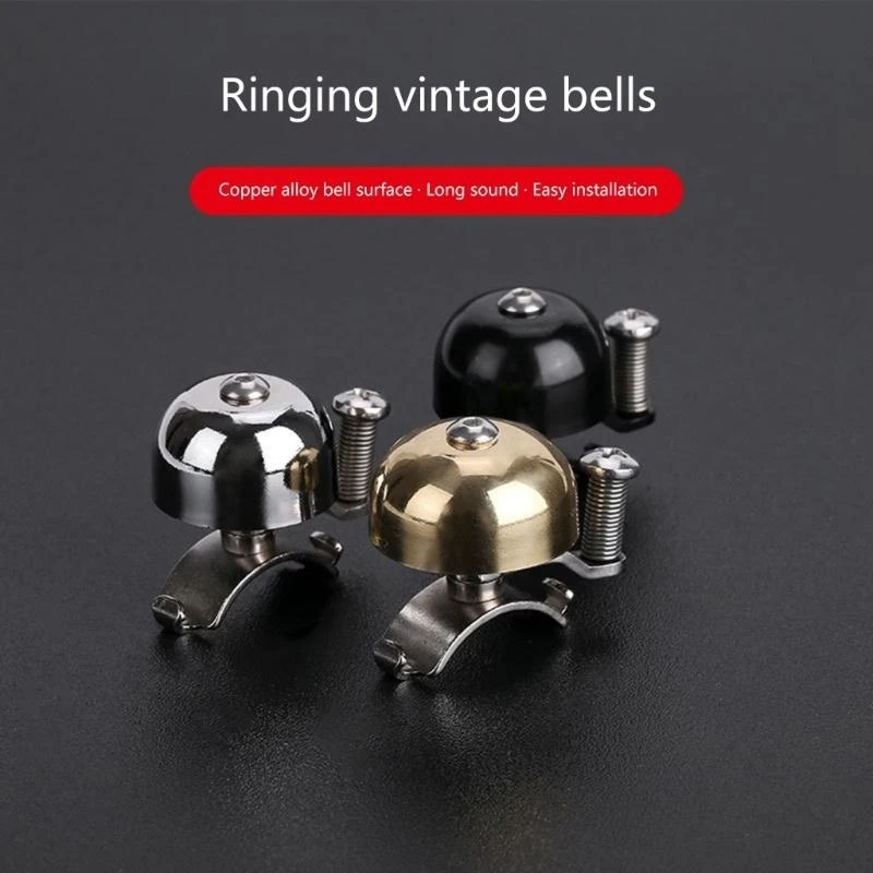 Bicycles Bells Clear and Loud Sound Bike Horn Retro Bike Handlebars Alarm Horn Safety Cycling Safety Warning Alarm