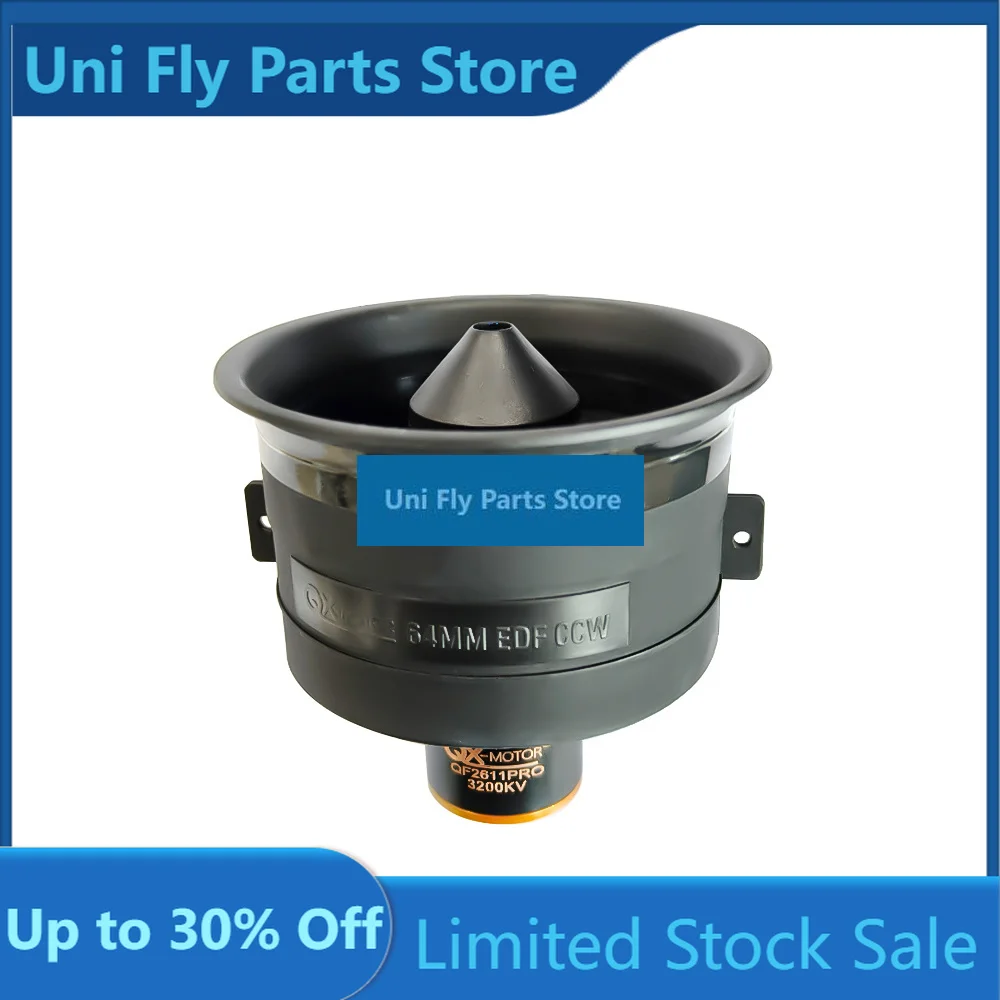 UniFlyQX-MOTOR EDF 5 Blades 64mm Ducted Fan QF2611PRO EDF With Brushless Motor For RC Multirotor Helicopter Aircraft Parts