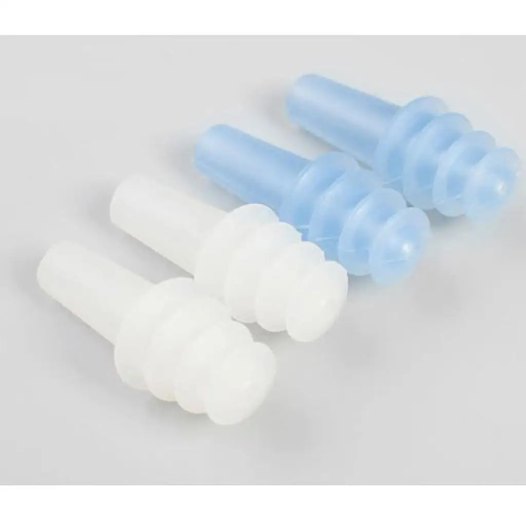 Soft Silicone Earplugs Reusable Pressure Relief Sleeping Ear Protection Ear Plugs for Airplane Concert