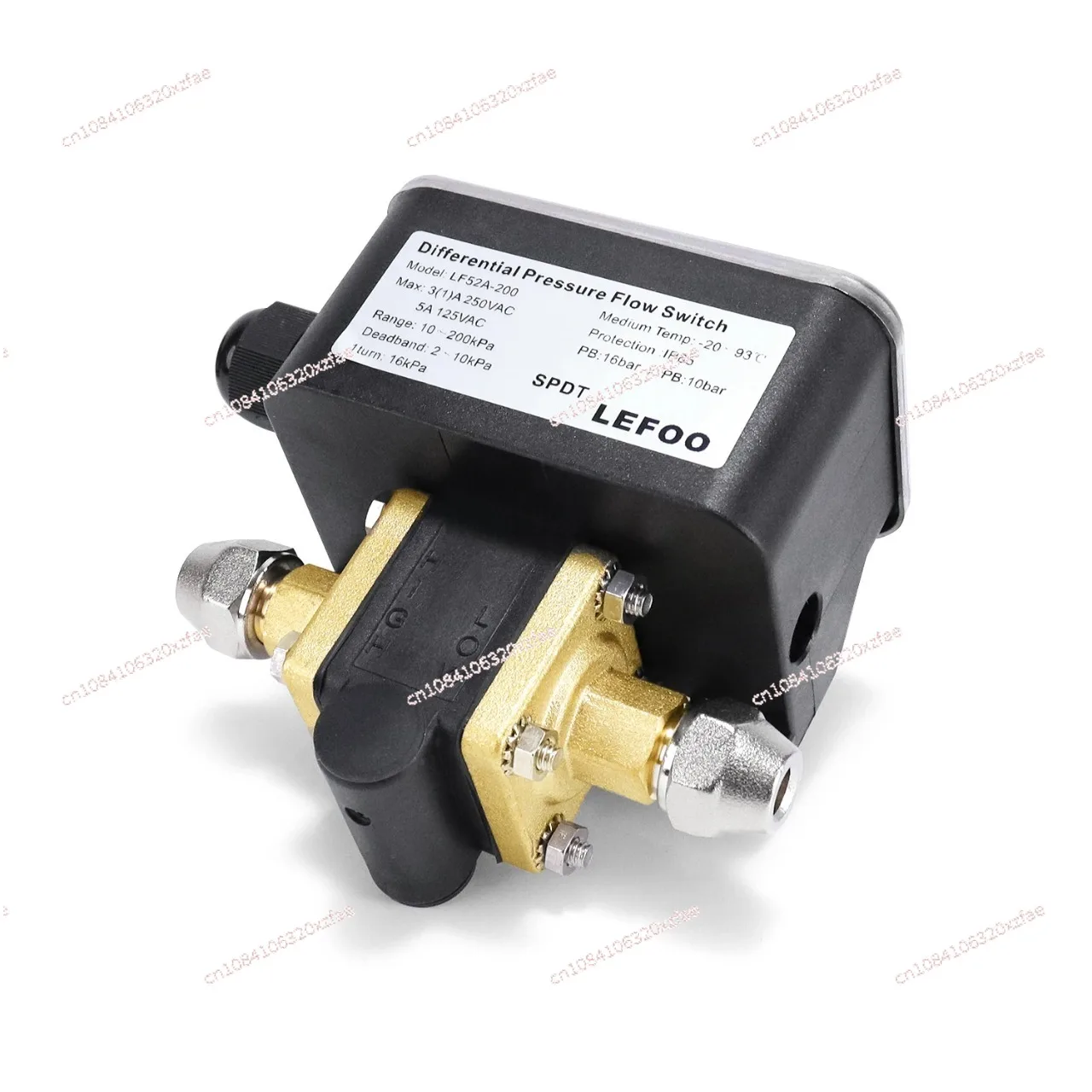 1% Set Point Repeatability Deviation Lite Water Flow Switch, Water System Control Differential Pressure Switch