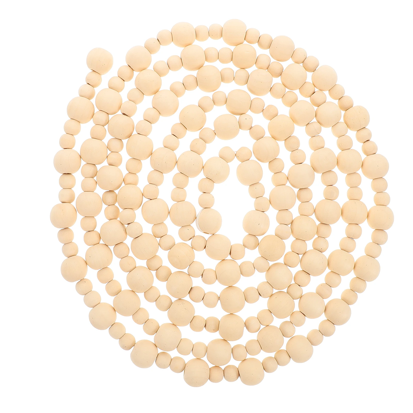 

Christmas Wood Bead Pendant Rustic Wooden Beads Handmade Hanging Ornament for Tree Fireplace Wall Xmas Hanging Decoration