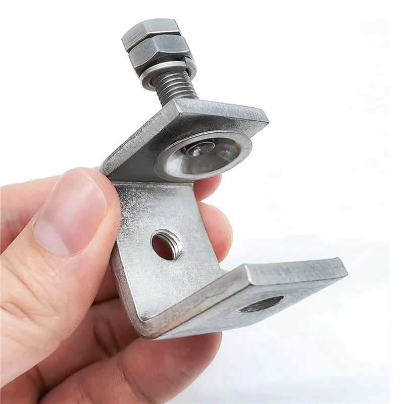 

BAAJ-16PCS 16-25Mm Heavy Duty Woodworking Clamp Set 304 Stainless Steel C Clamp Tiger Clamp Tools For Welding/Carpenter