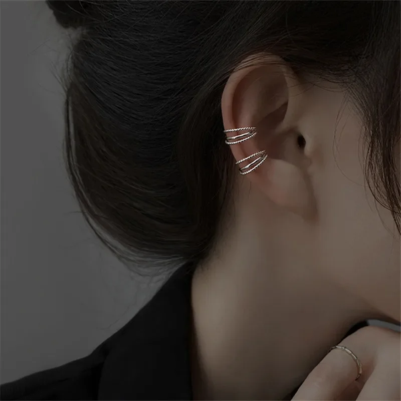 New 1 PCS Multilayer Ear Cuff Women Clip Earrings No Piercing Party Punk Fashion Jewelry