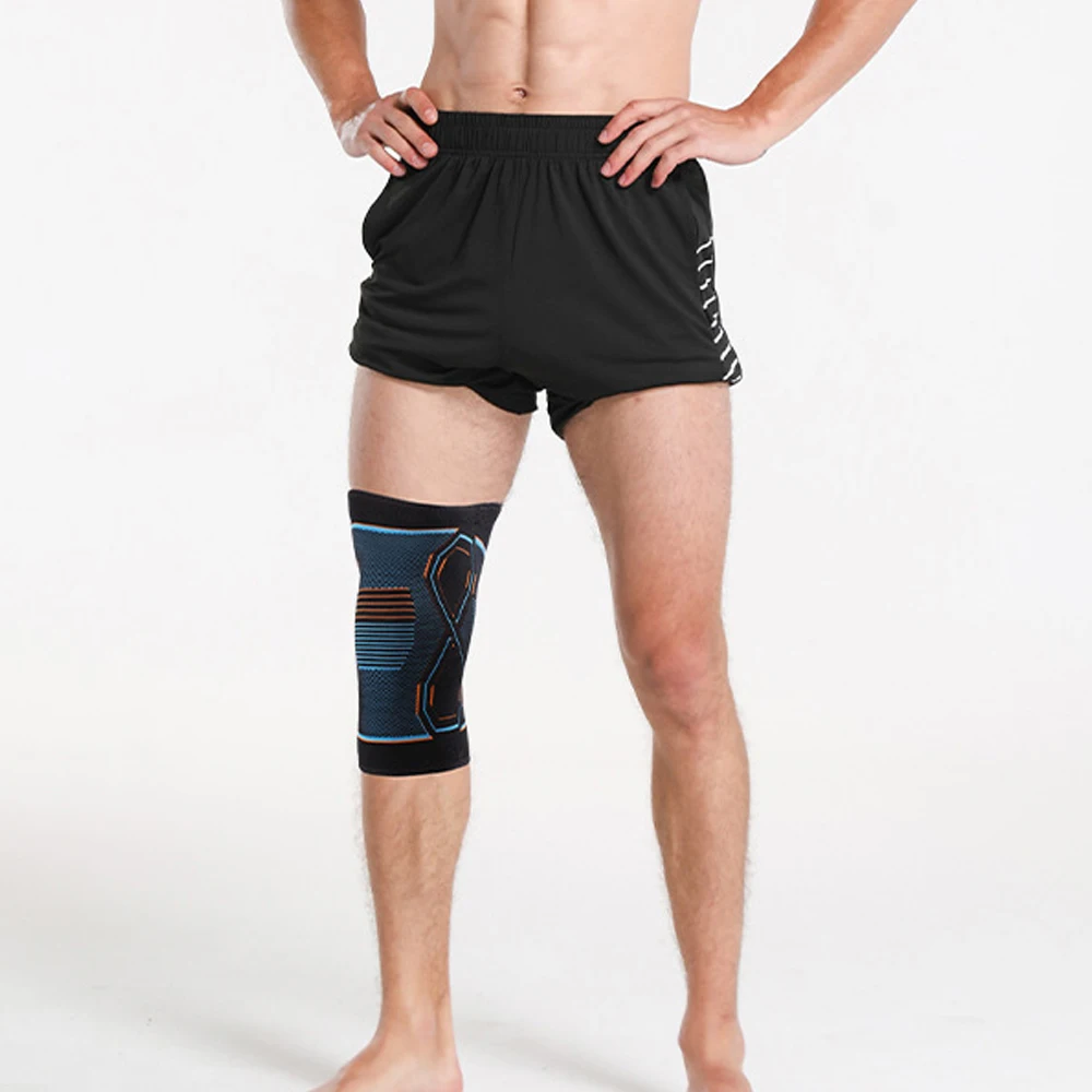 2 Premium-Kniebandage-Stützhülsen – Kompression für Laufen, Fitnessstudio, Sport – atmungsaktiv und schmerzlindernd für Arthritis, Männer und Frauen – Detail 12