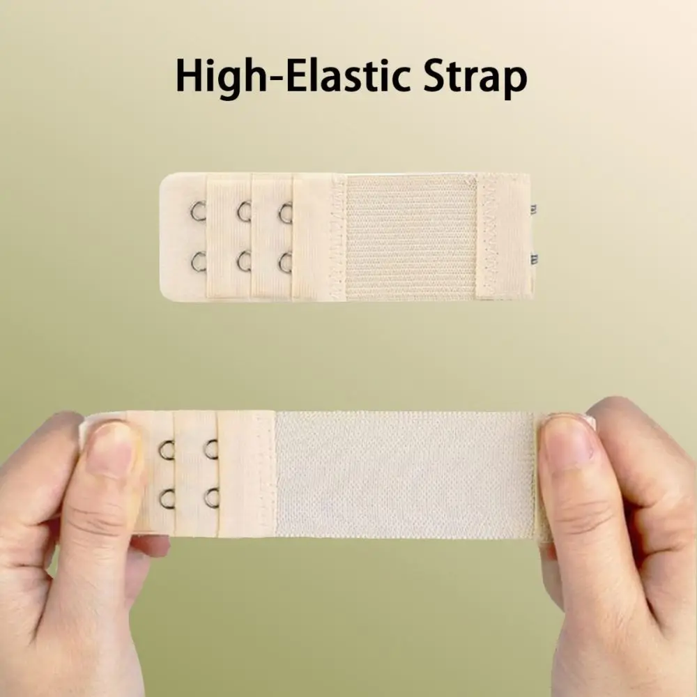 Comfortable Bra Extender 2 Hook Elastic Extension Strap Adjustable Underwear Connector Lingerie Accessory Back Buckle