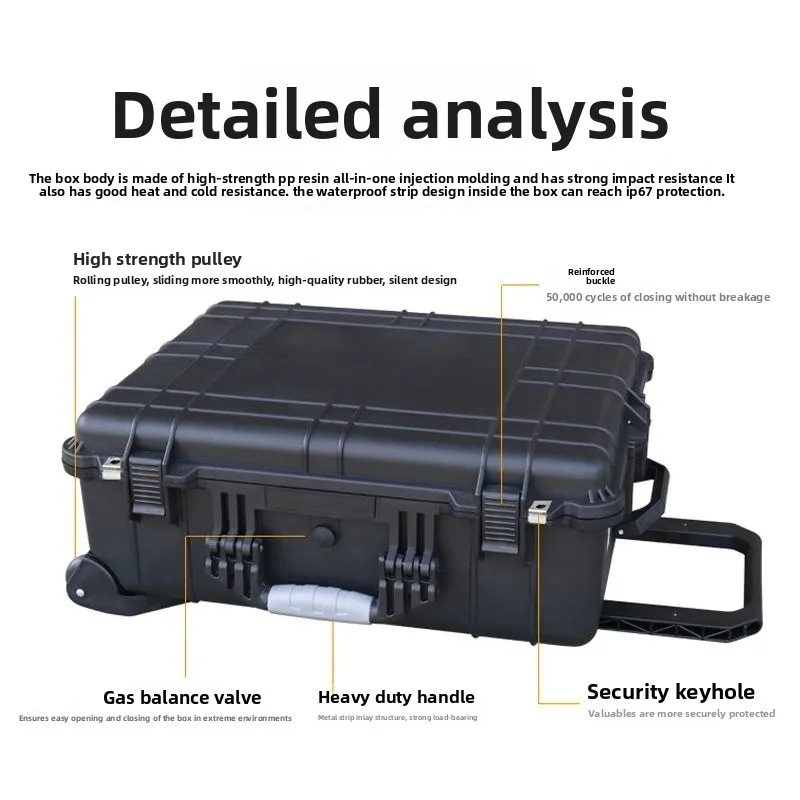 Caixa de ferramentas de hardware para fotografia de câmera à prova d'água e à prova de choque