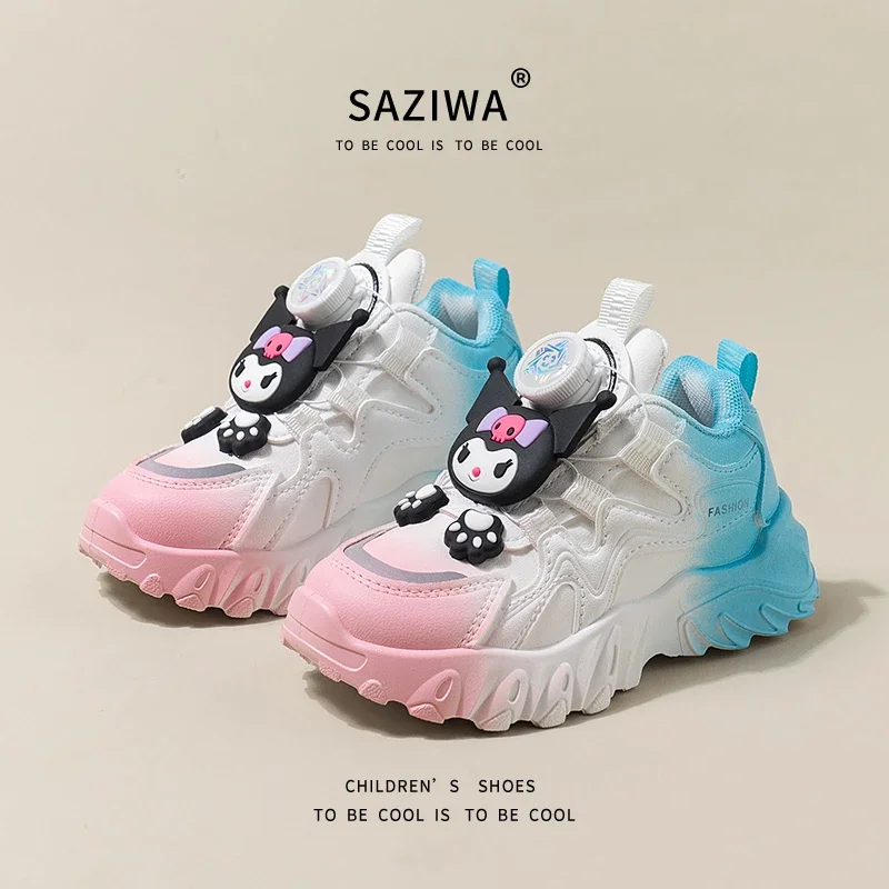 Cinnamoroll Anime Hello Kitty Kawaii Sanrio Casual Shoes Cute Cartoon  Kuromi Children Sports Sneakers Gifts for Girls