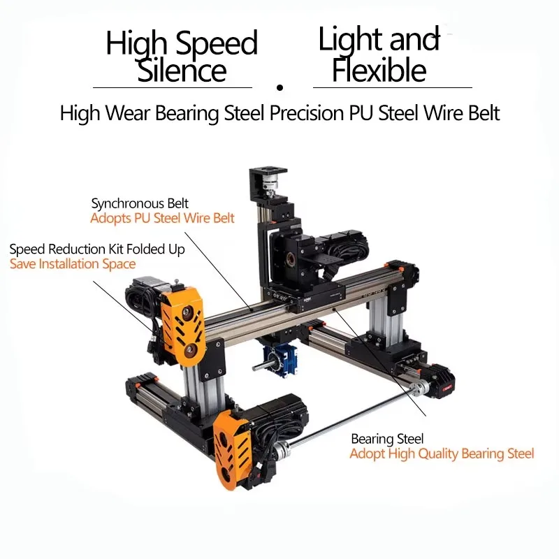 XYZ 4-Achsen Gantry Robot High Speed Belt Drive Slide Stage Modul