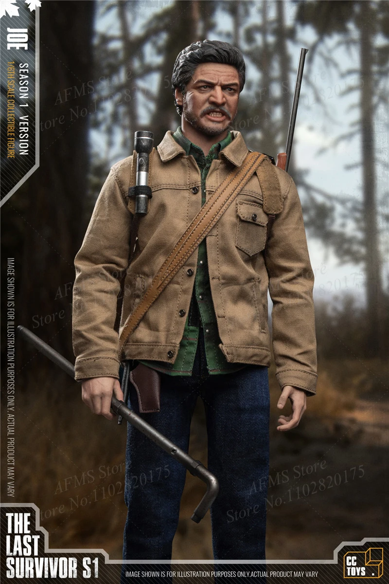 CCTOYS 1/6 Scale Collectiblejoe The Last Of Us Pedro Pascal Full Set Dolls 12Inch Men Soldier Action Figure Body Model Gift