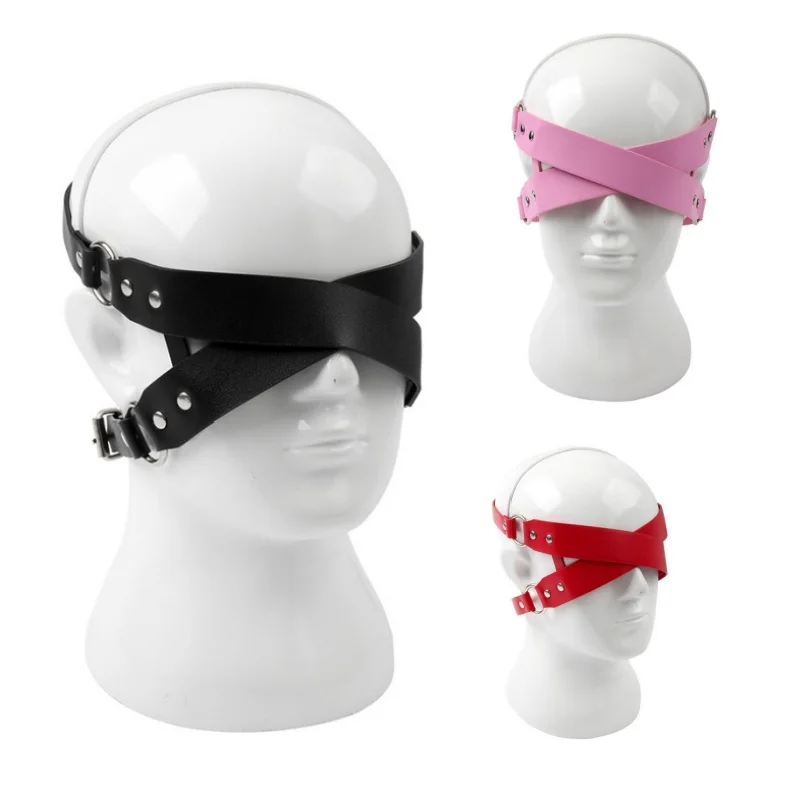 Role Play Punk Simple Personality Cross Fun Blindfold Party Masquerade Men Women Game Decorative Cosplay Blindfold Fashion Mask