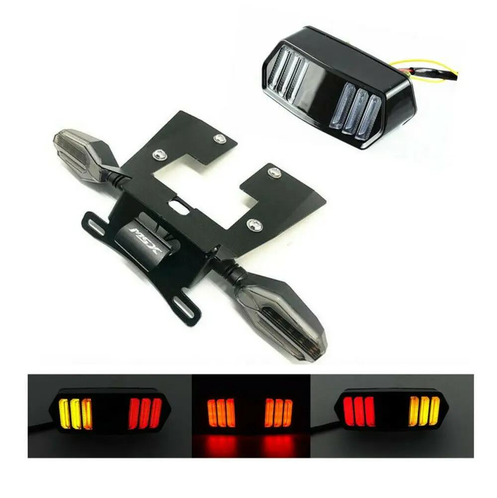 

LED License Plate Holder Tail Light Turn Signal For HONDA MSX125 Grom MSX125 SF 2016-2019