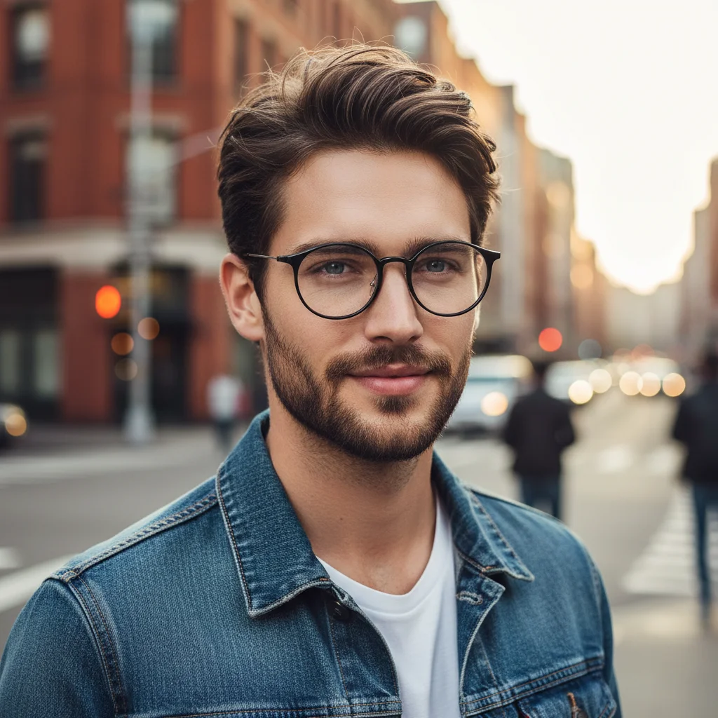 Ultra-light Retro Round Frame Glasses - Stylish For Both Men And Women. Suitable For Driving Car Glasses9536