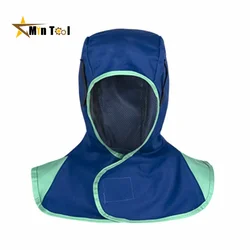 Protective Welding Hood for Welder Washable Breathable Welding Neck Cover Flame-Retardant Protective Welding Cap Hand Tool