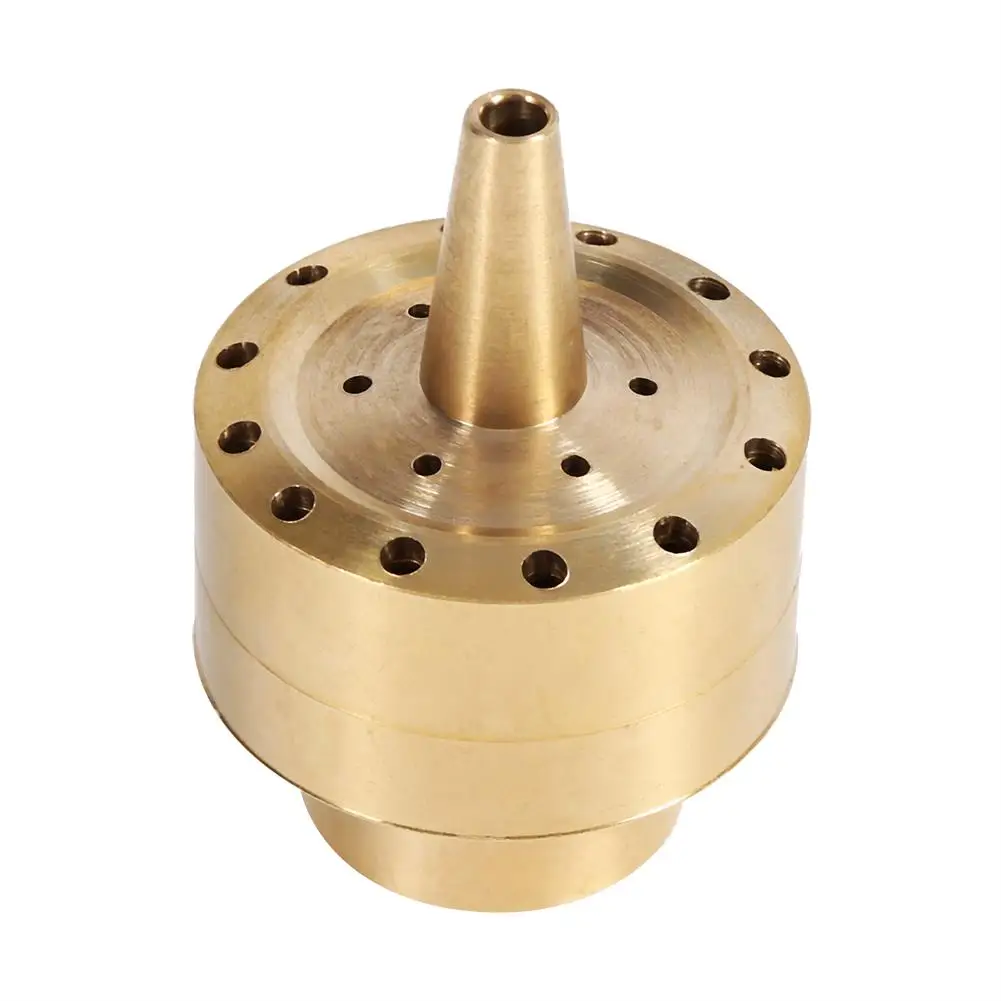 Brass Fireworks Fountain Nozzles Sprinkler Spray Heads for Garden Watering System - 1/4, 1/2, 3/4 Options