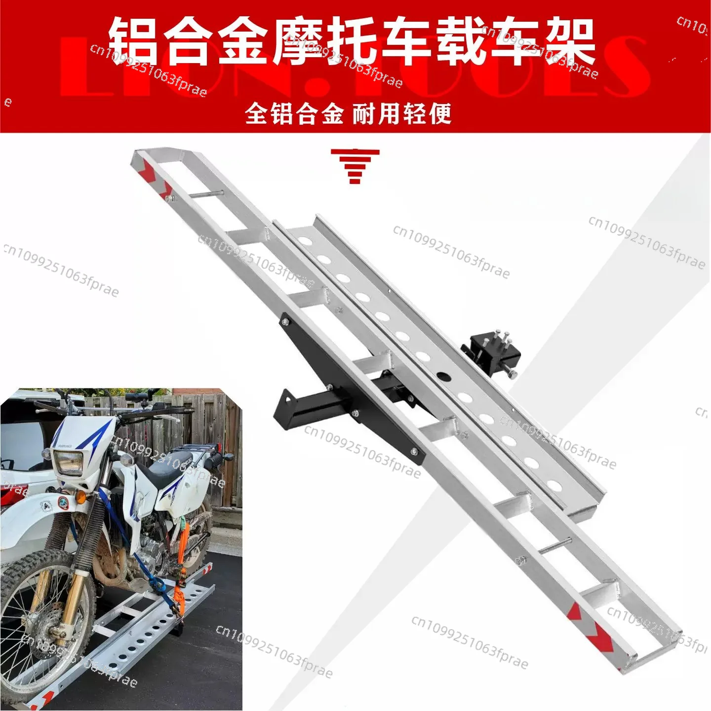 Car Motocross Motorcycle Rack Trailer Rear Hanger Portable Motorcycle Back Rack Motocross Motorcycle Rack
