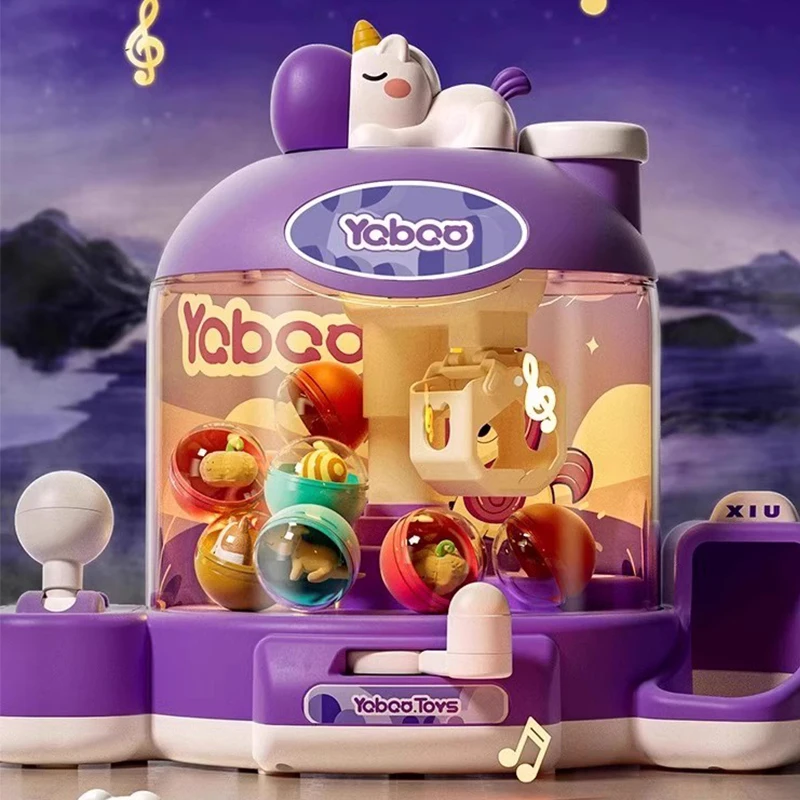 

Детская кукла-машина с когтями, кукольный захват, аркадный кран-машина с музыкой и освещением, мини-машина для куклы, игрушки, подарки