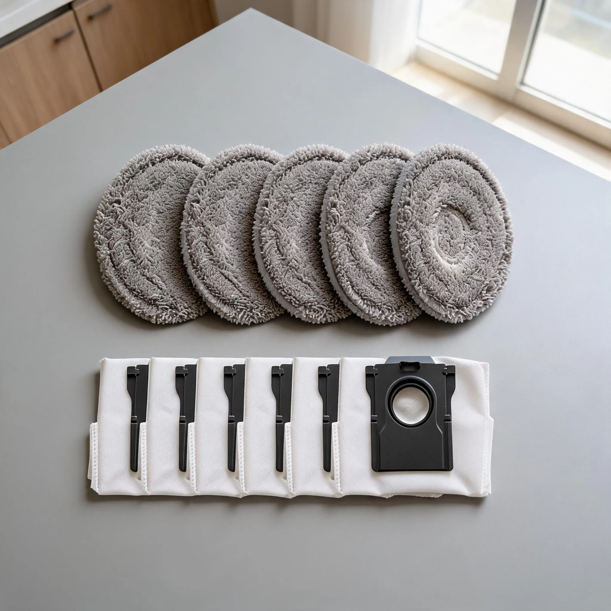 FOR MOVA P10 Pro Ultra / RLP55SE Robot Vacuum Accessories Mop Cloth Dust Bag Vacuum Cleaner Accessory Kit