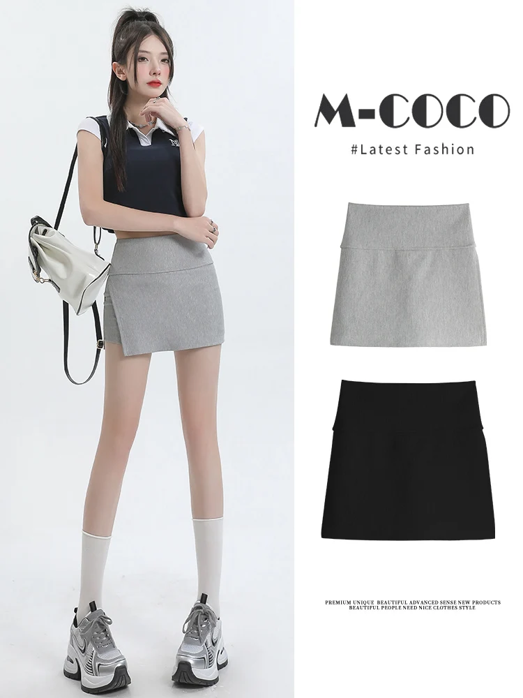 

Летние тонкие женские спортивные повседневные шорты-юбка для йоги в американском стиле, с высокой талией, А-силуэт, облегающие, для фитнеса