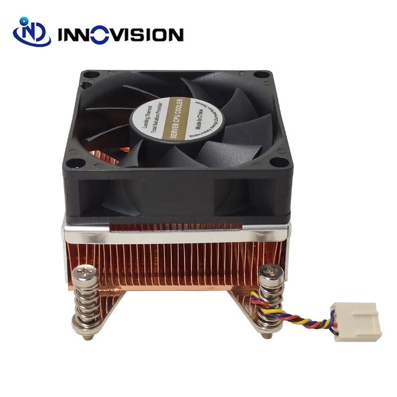 Imagem -02 - Ativo Lga2011 Estreito 2u Servidor Cpu Cooler para Intel Xeon Dissipador de Calor Cpu Ventilador