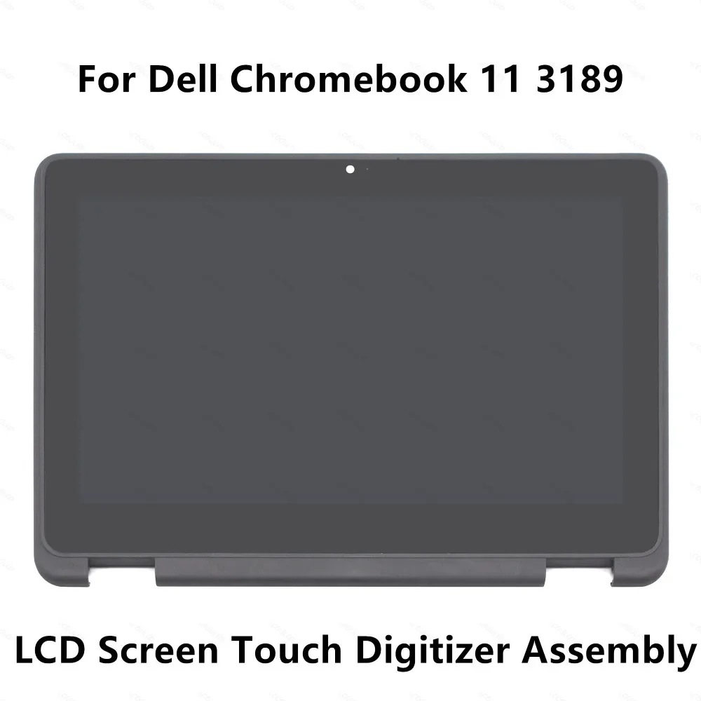 

For Dell Chromebook 11 3189 Full LCD Display Screen Touch Glass Digitizer Panel Assembly +Bezel / Frame NV116WHM-N43 1366x768