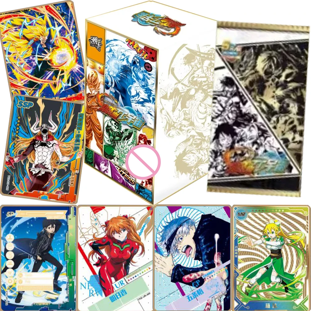 

Hot Blood Yuan Universe Trendy Collection Cards for Fans Japanese Anime Character Exquisite Hobby Hot Stamping Flash Cards Gifts