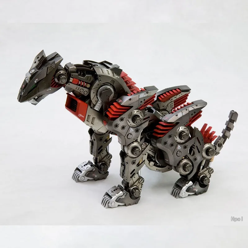 Kotobukiya Kit HMM Zoids Wild 1/72 LIGHTNING SAIX MARKING PLUS VER أنيمي ألعاب تجميع شخصيات الحركة 265 مللي متر في صناديق الرغوة