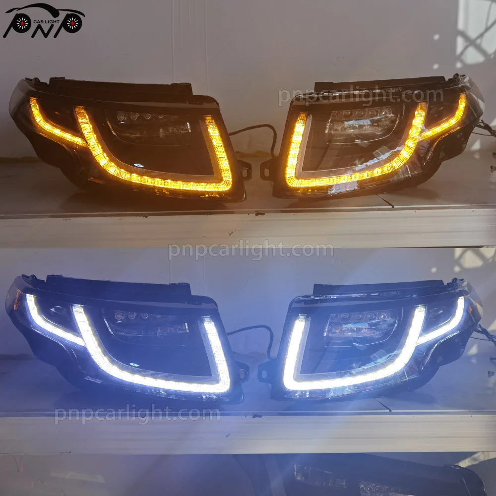 Lampu depan LED รถเดิมสำหรับ Range Rover Evoque