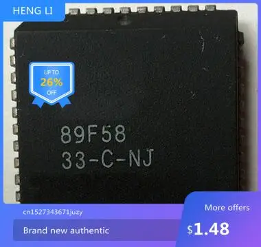 IC NEUE 100% SST89F58 SST89F58-33-C-NJ