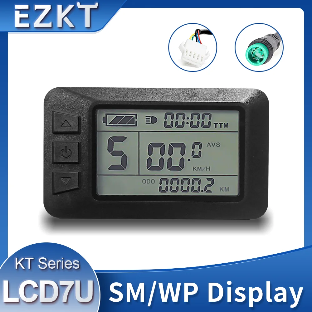 

KT Ebike Kunteng Display LCD7U Waterproof Electric Bicycle Accessories Display with USB Function
